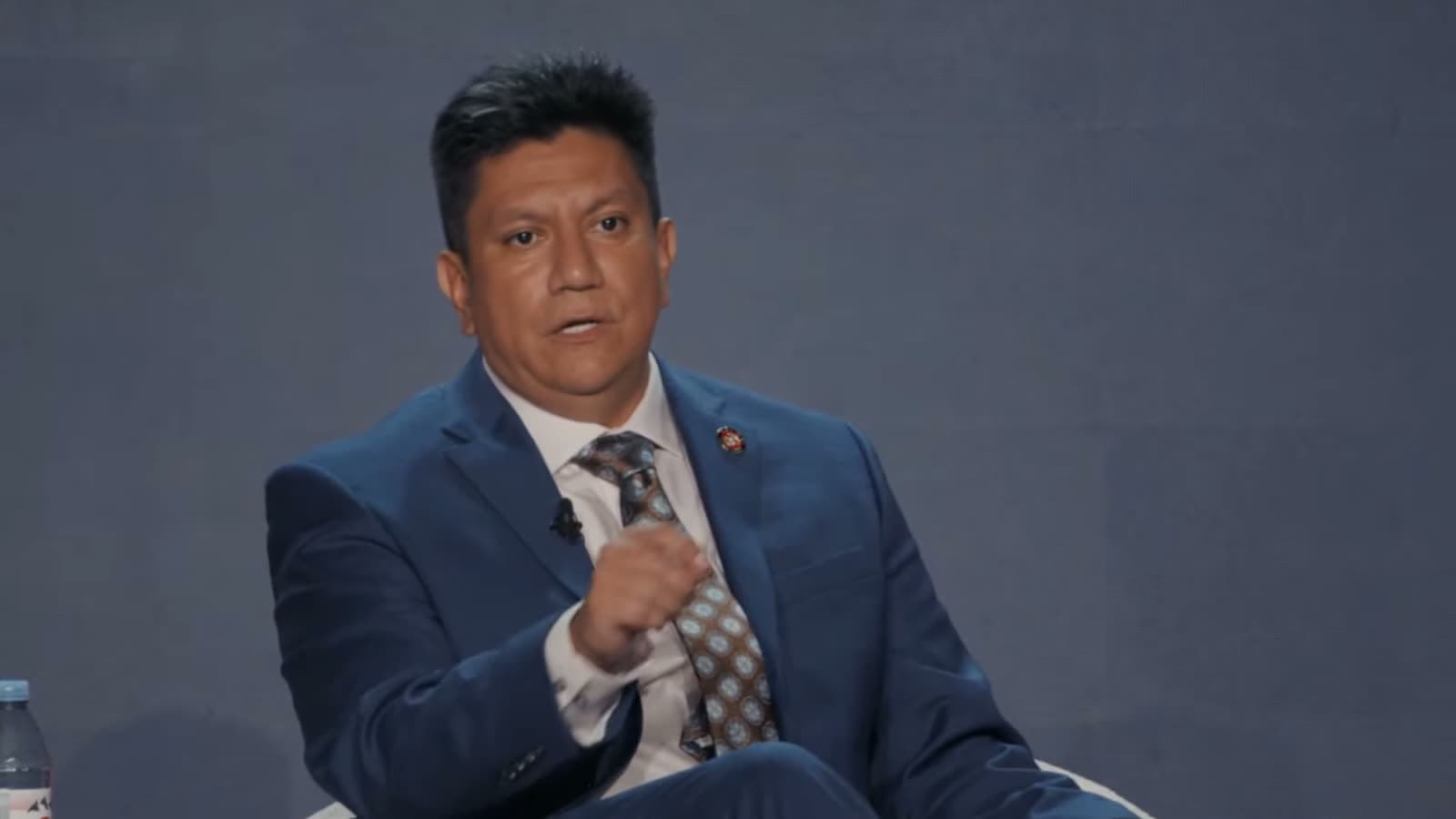 HCC leader speaking at an industry event