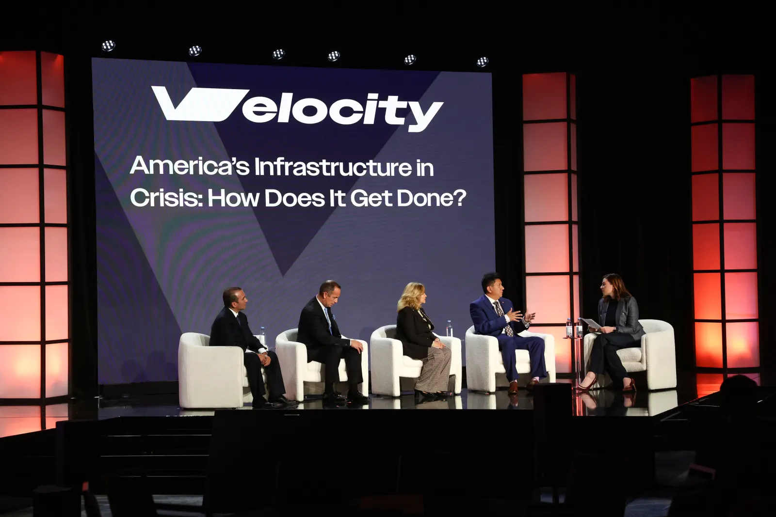 Velocity panelists discuss America's infrastructure in crisis on the main stage